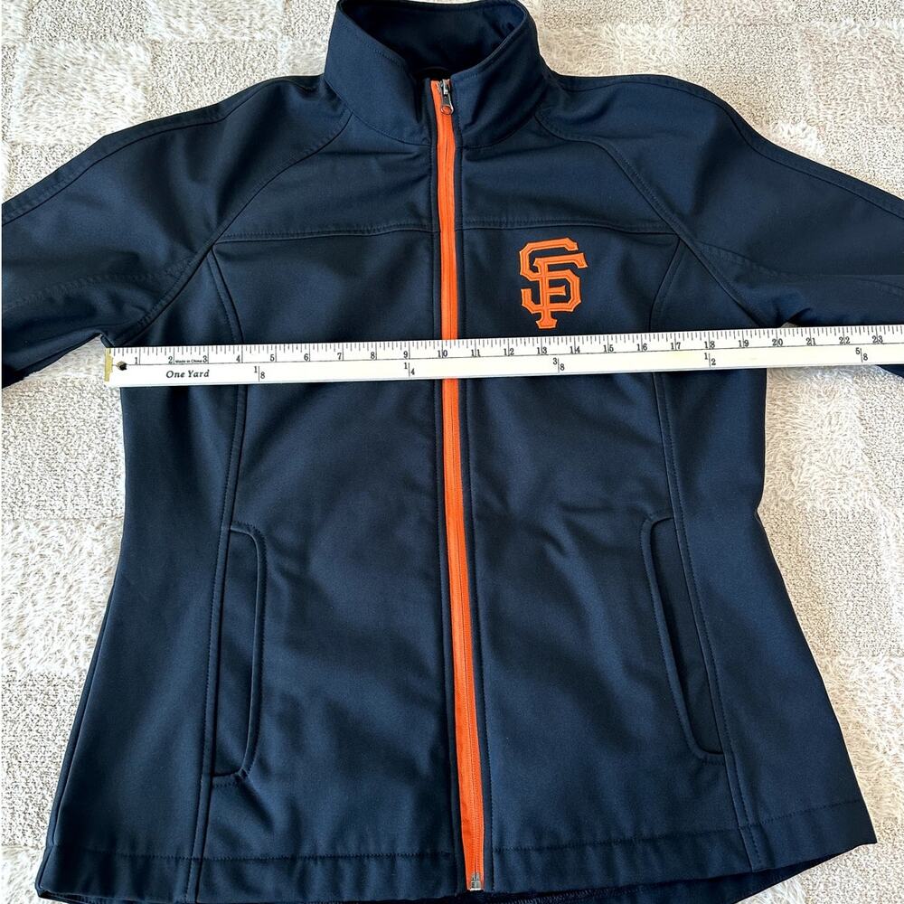 G-III Sports Carl Banks San Francisco Giants Women Black Full Zip Jacket Medium - Picture 3 of 6